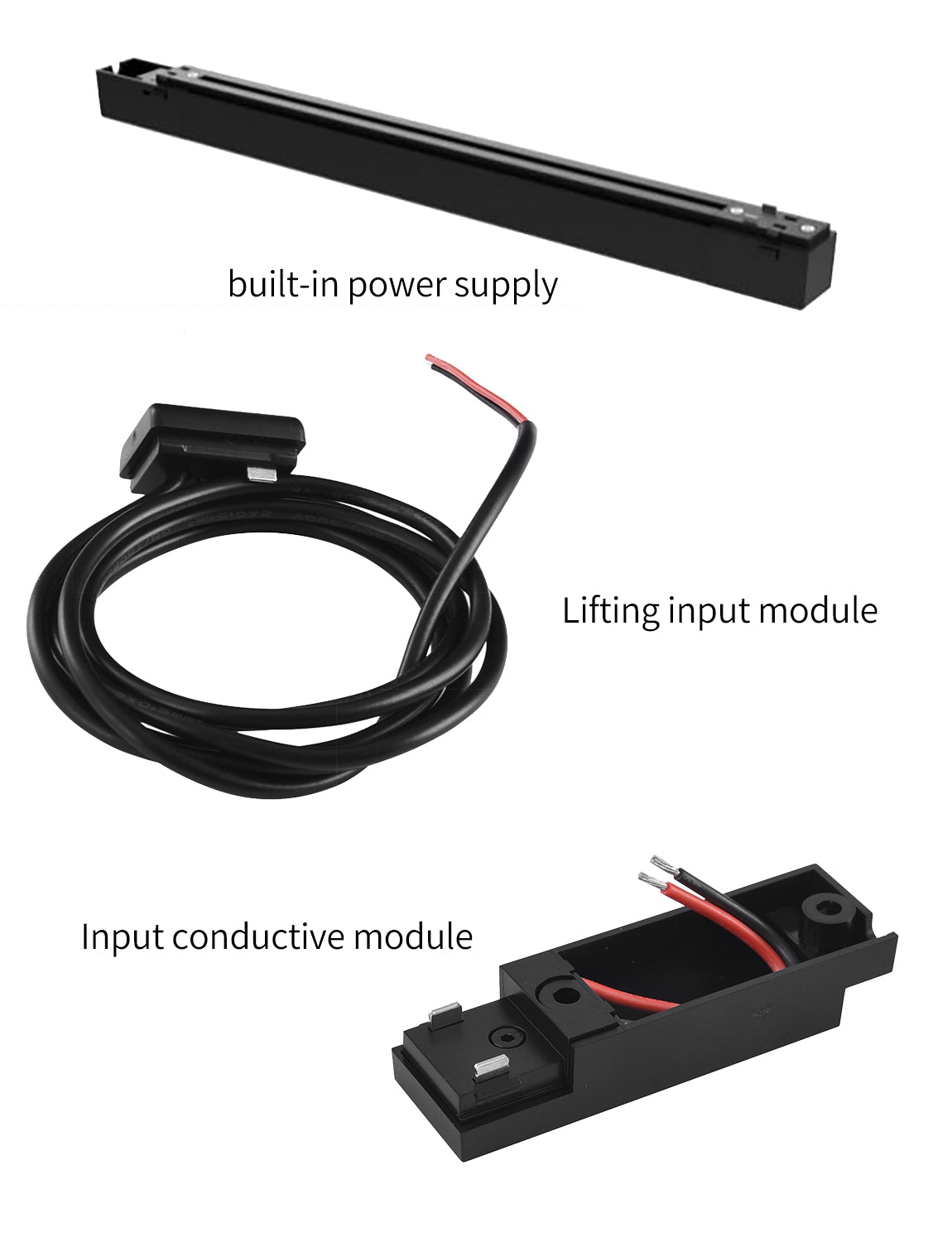 Surface mounted minimalist intelligent magnetic guide rail light, customizable dimming and color matching, home kit, Google smart light