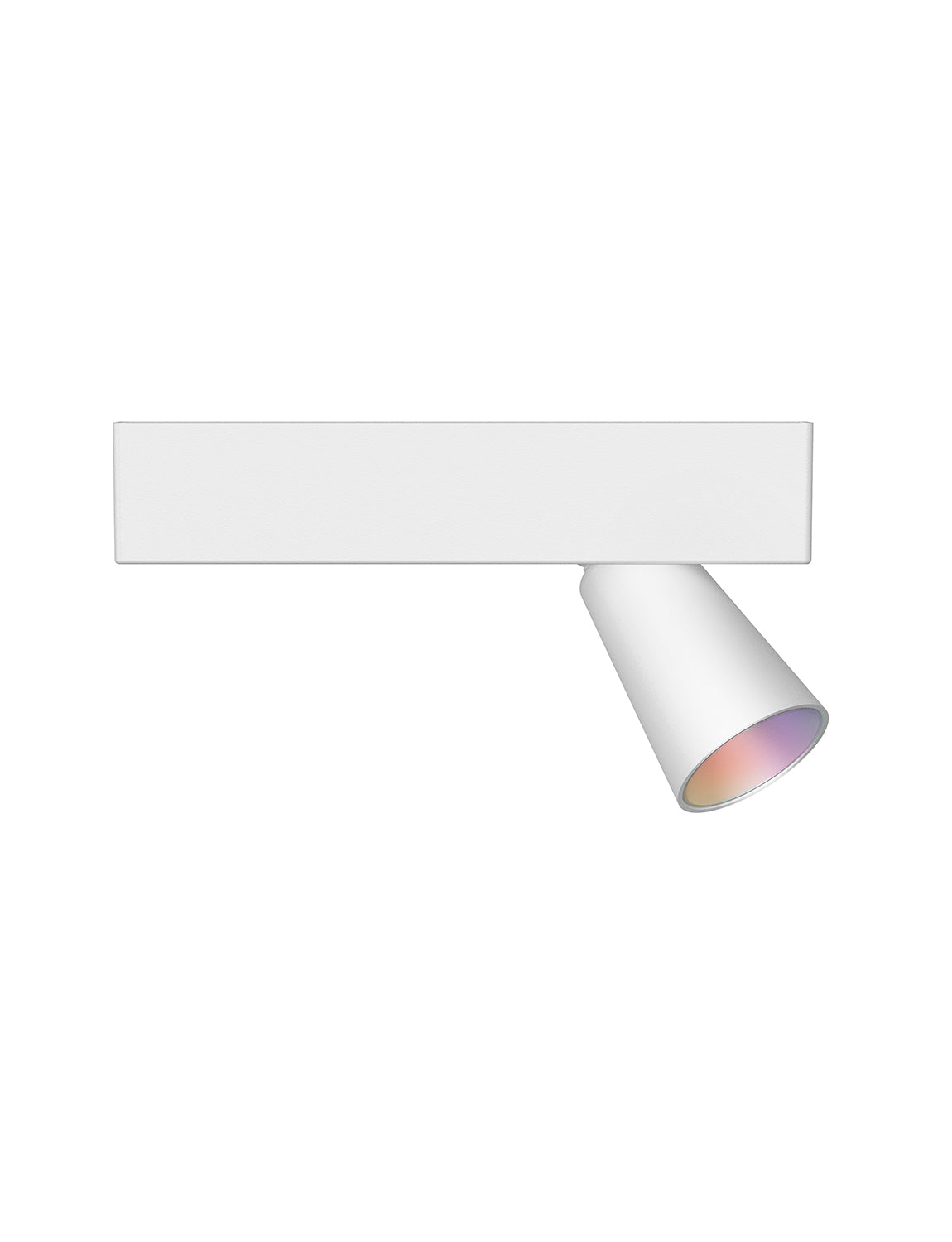 nice Surface mounted minimalist intelligent multi head spotlight that can adjust brightness and color between RGB3000-6000K